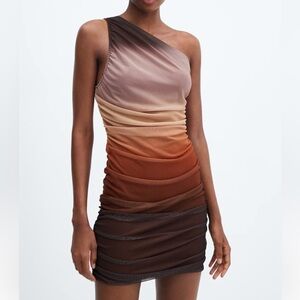 Gradient Sleeveless Bodycon Dress